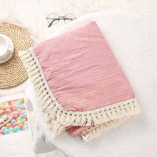 Couverture BEBE - Rose  enveloppe votre bébé dans cocon de douceur