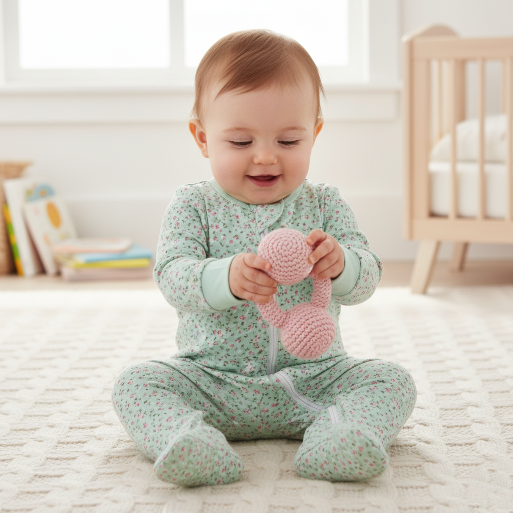 Lot 3 grenouillères pour bébé fille | Confort