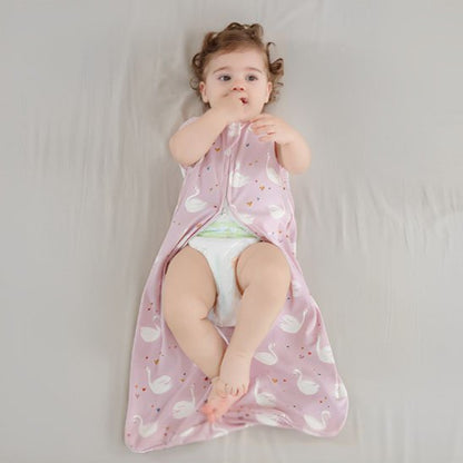 Gigoteuse bébé rose avec fermeture centrale pratique pour changes