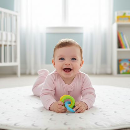 Grenouillère rose poudré pour bébé fille - Pyjama doux en coton avec pieds intégrés