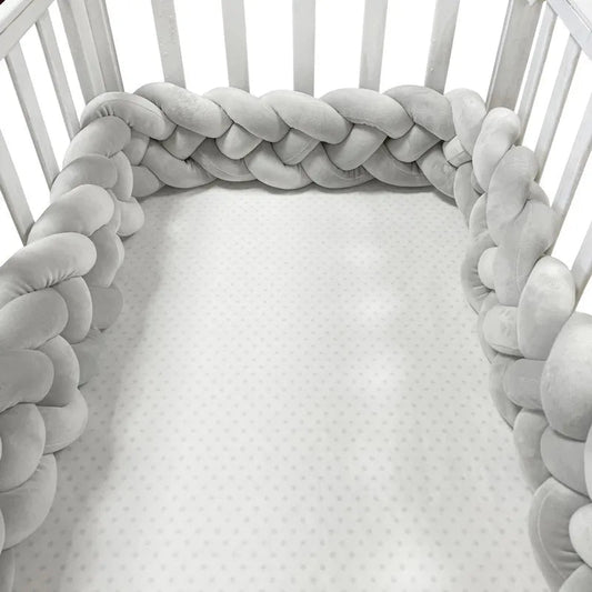 Tour de Lit Bébé-Gris Sommeil Plus Serein pour Votre Bébé