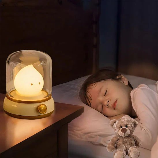 Bebe Veilleuse Flamme Jaune effet scintillant qui imite mouvement vraie flamme