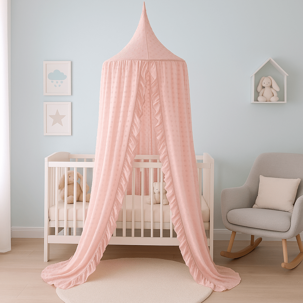 ciel de lit bébé anti moustique design tres attrayant