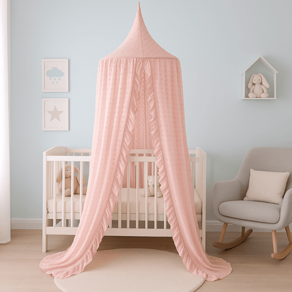 ciel de lit bébé anti moustique design tres attrayant