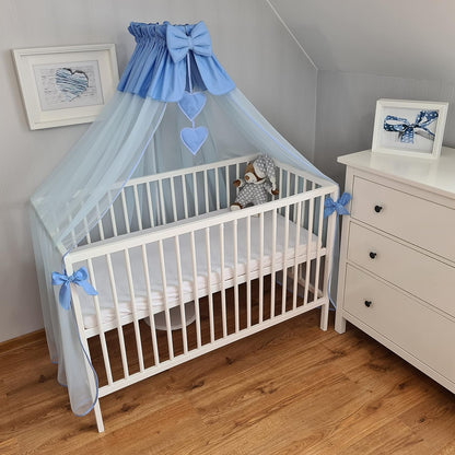 ciel de lit bebe de luxe bleu univers feerique