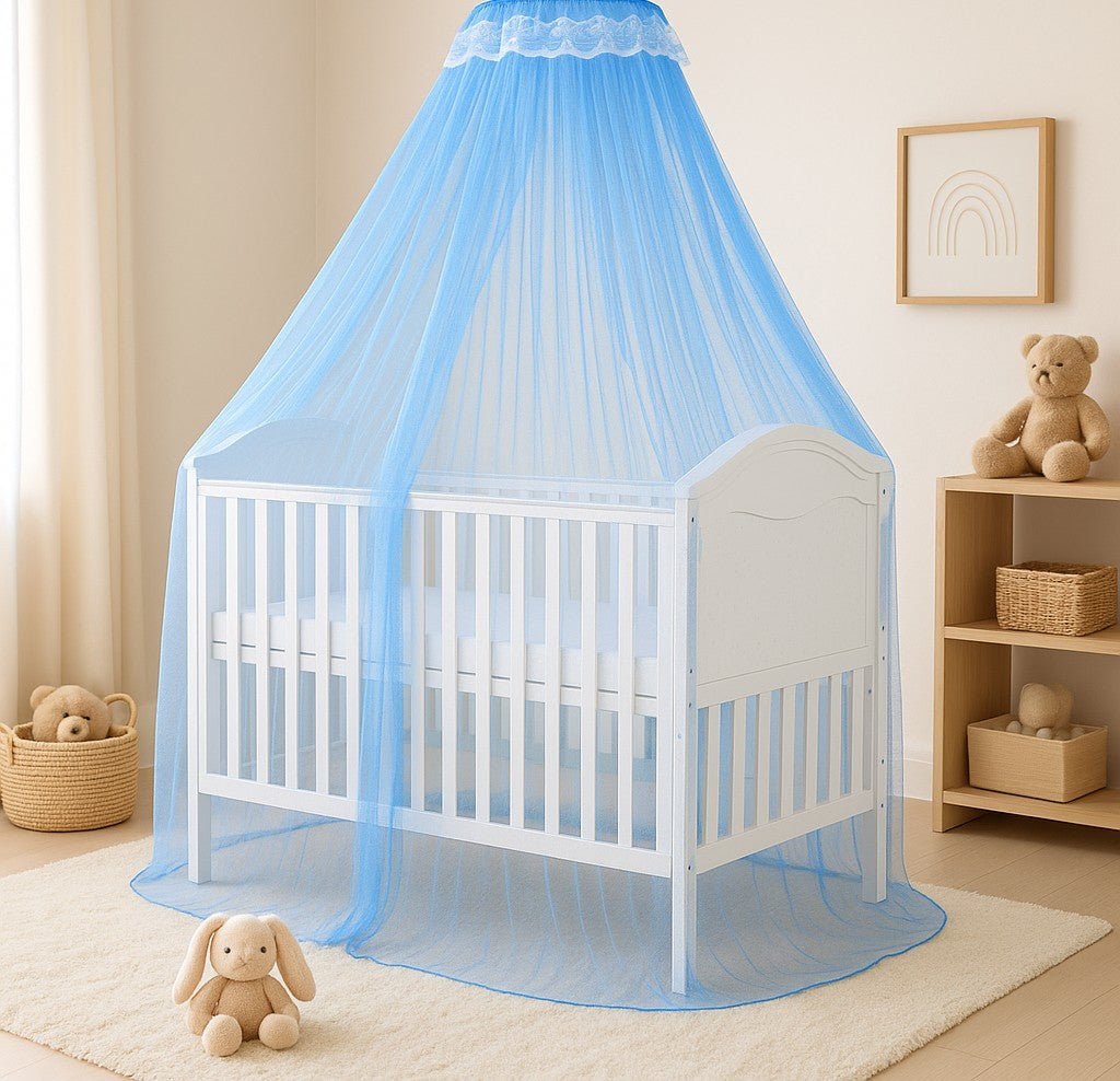 ciel de lit bébé  style palais royal installer facile sur tous types de lits