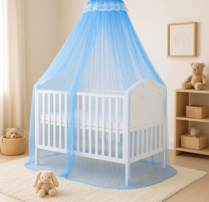 ciel de lit bébé  style palais royal installer facile sur tous types de lits