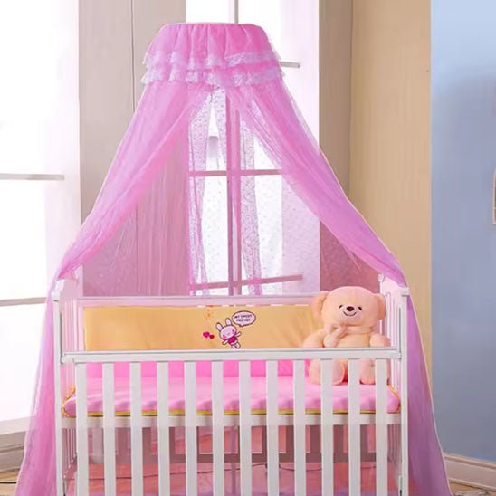 ciel de lit bébé style palais royal gardien silencieux