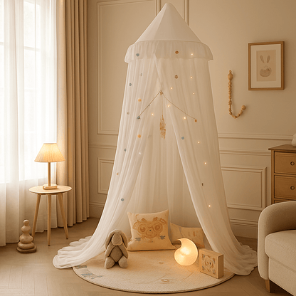 ciel de lit double couche protéger pour nuits de votre bebe
