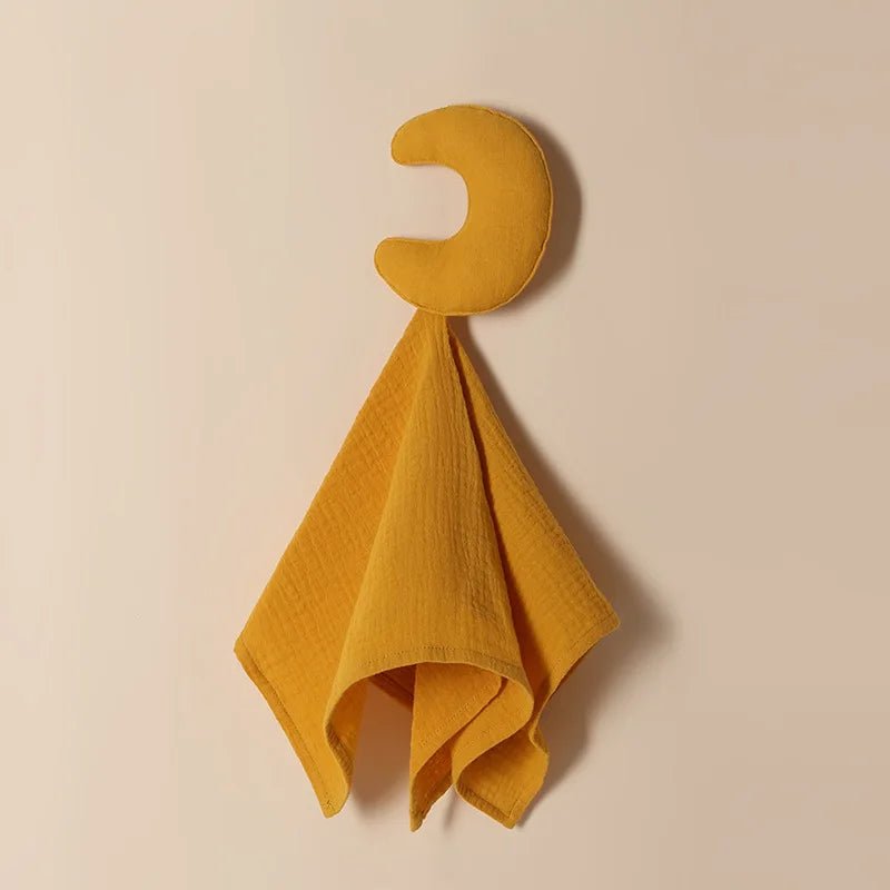 doudou bebe lune jaune douce 