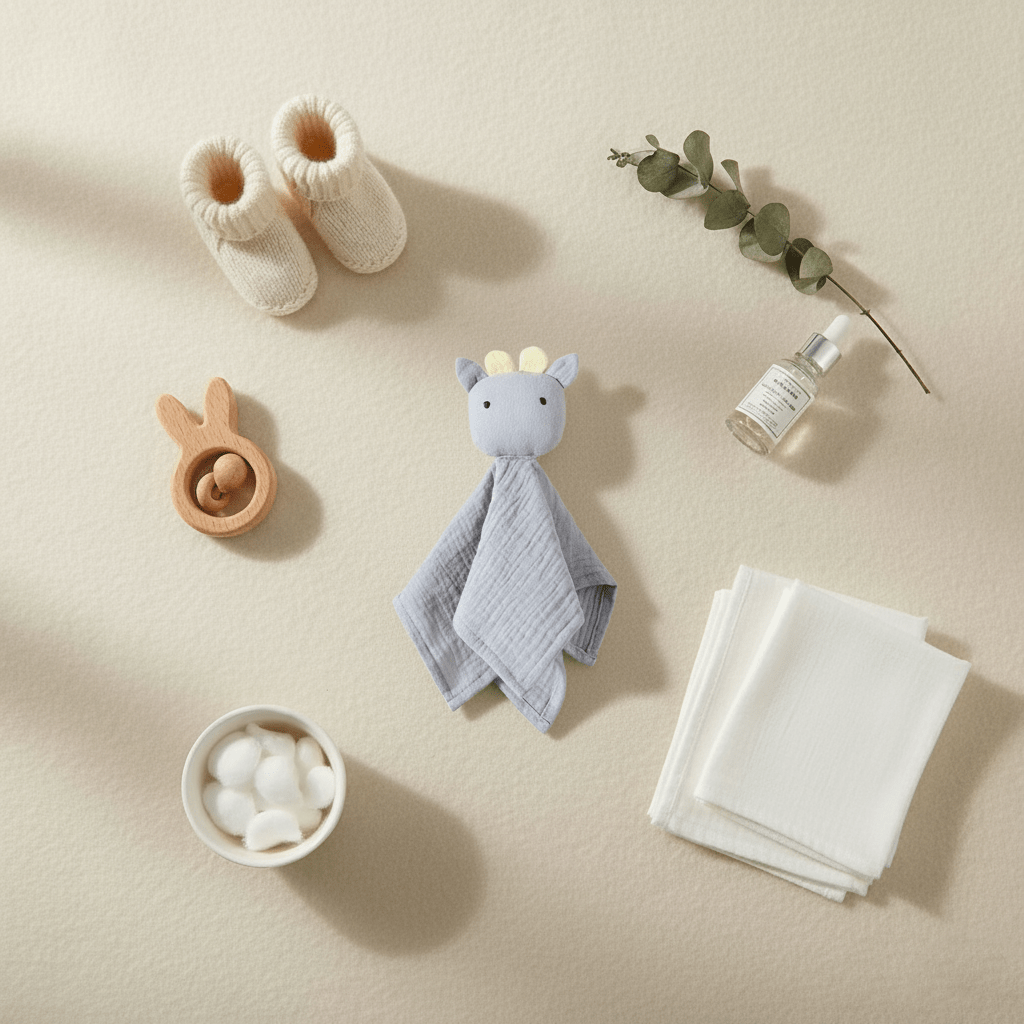 doudou est Gris-bleu pâle avec de petites cornes/oreilles bleues très claires