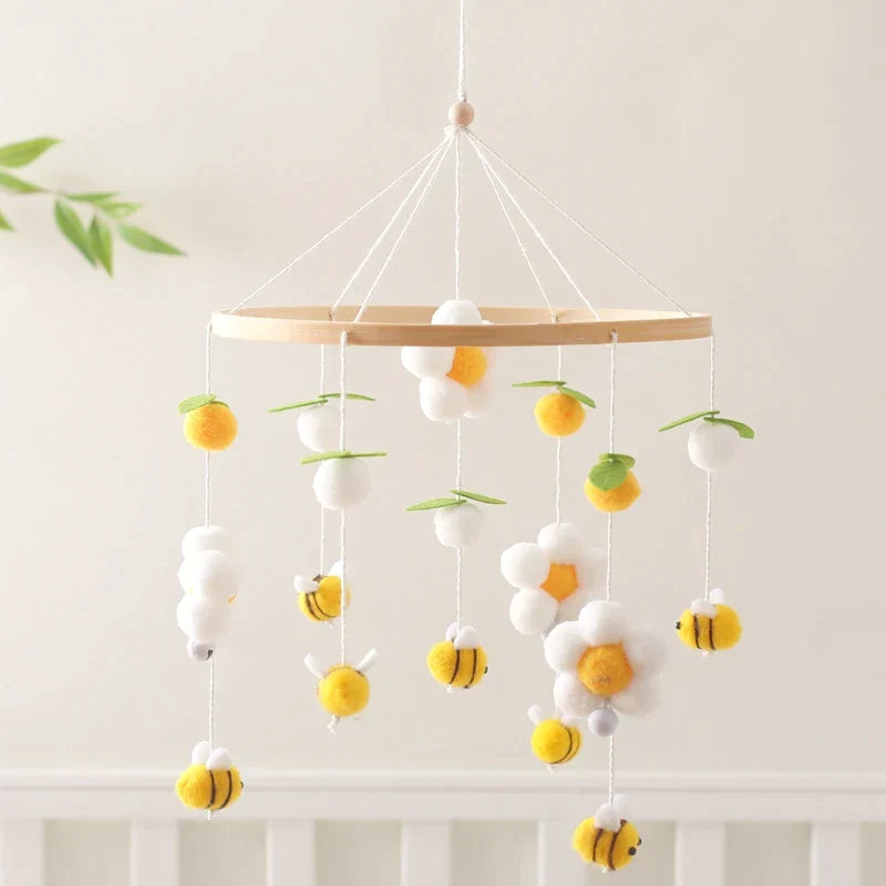 mobile de lit bébé abeille SweetDreams – vue complète