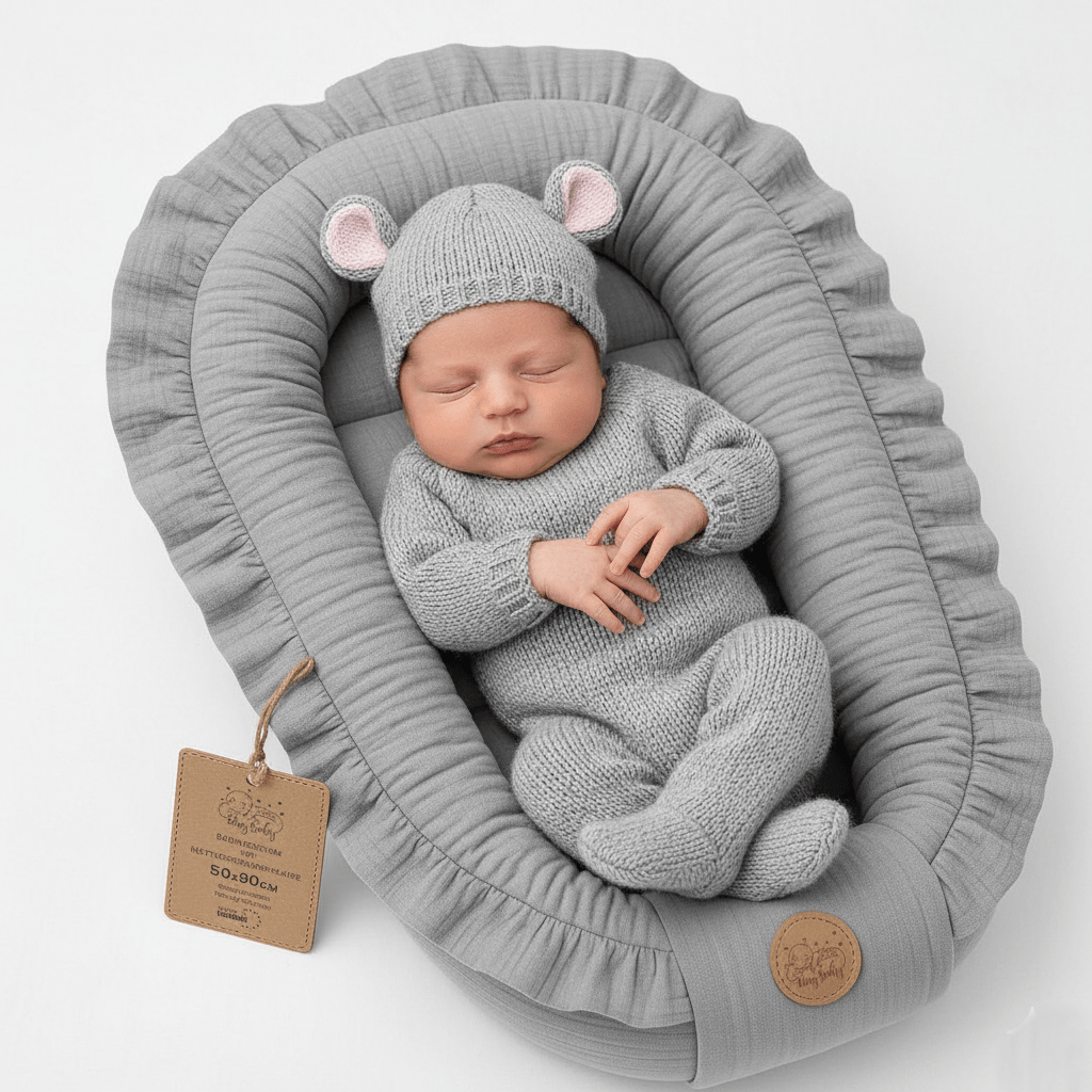 Bébé dort paisiblement réducteur lit 50x90cm