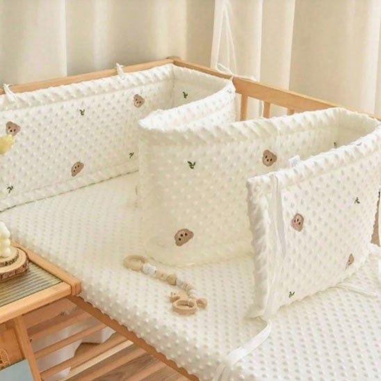 Tour de Lit Bébé-Ourson  créer barrière protectrice tout autour du lit