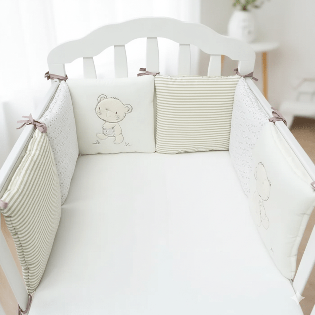 Tour de lit bébé sécuritaire Créer univers de douceur.