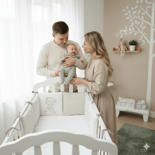 Tour de lit bébé sécuritaire Ajoutez touche de couleur et douce