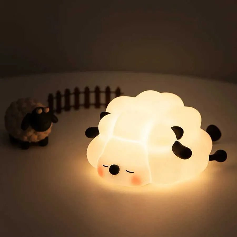 Veilleuse bebe mouton compagnon de nuit