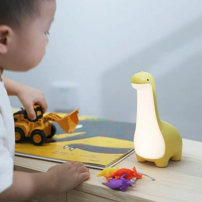 veilleuse bébé dinosaure jaune moderne