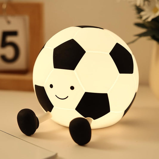 Veilleuse-Bebe-Football-Lumière-Douce-et-Chaleureuse