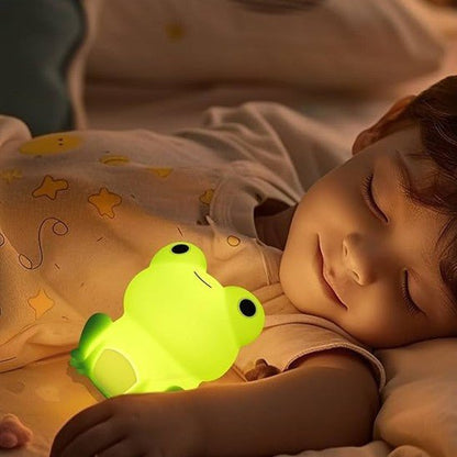 Veilleuse Bébé Grenouille fabriquer à partir de matériaux non toxiques et durables