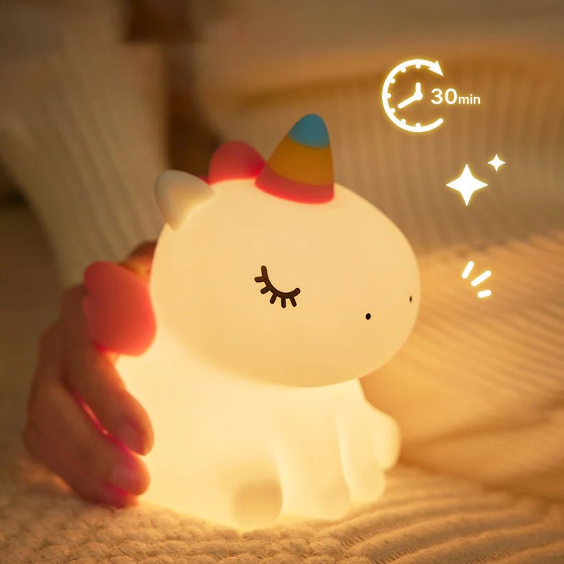 veilleuse bébé licorne moderne
