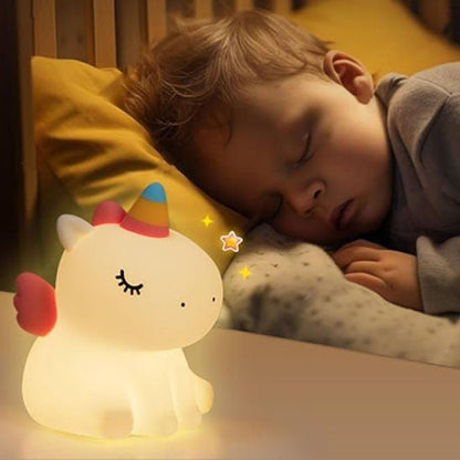 veilleuse bébé licorne cote beau bébé endormir