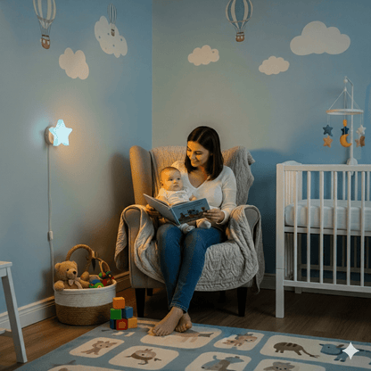  veilleuse bebe murale étoile lumineux apporte  touche de douceur et de poésie 