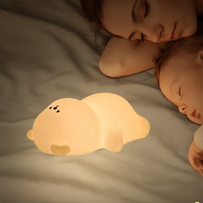 veilleuse bébé ours touche câline et réconfortante à votre décor