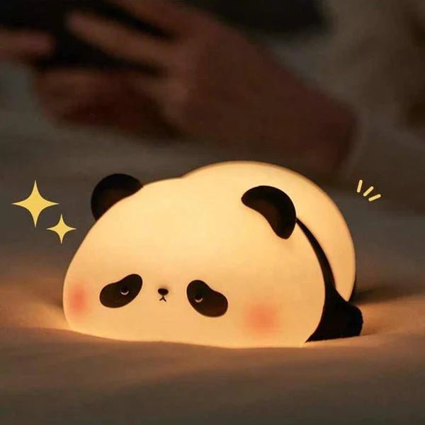 veilleuse bébé panda fonction de minuterie pour accompagner bébé toute nuit