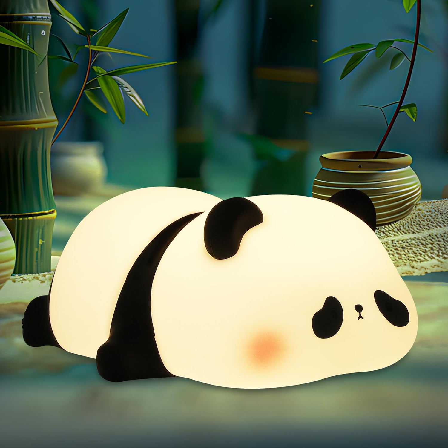veilleuse bébé panda a trois niveaux