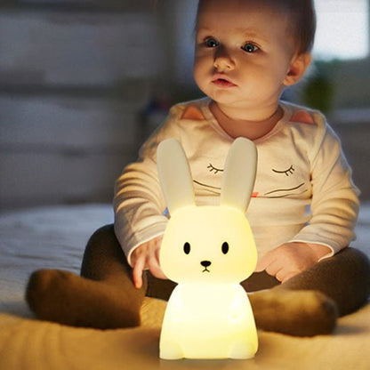 veilleuse lapin blanc alliée de sommeil profond et réparateur