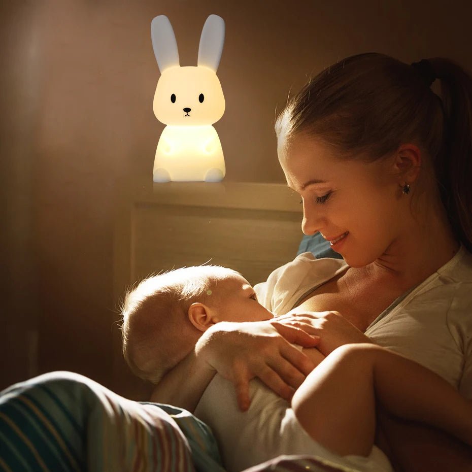 veilleuse lapin blanc créer environnement favorise