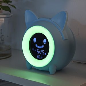 Veilleuse Pour Bebe Réveil Éducatif bleu luxe