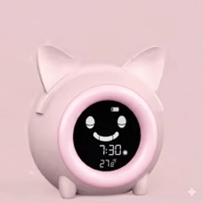 Veilleuse Pour Bebe Réveil Éducatif Rose luxe
